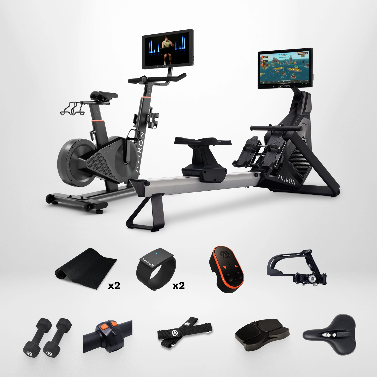 Strong Rower & Fit Bike S - Ultimate Package