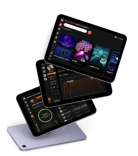 aviron app header