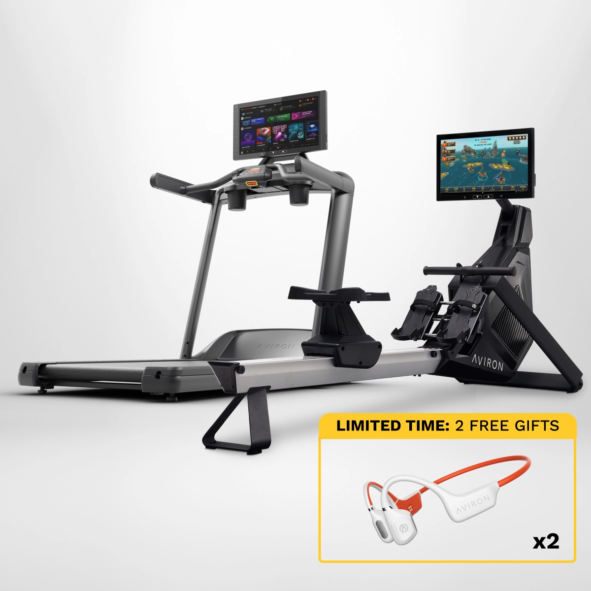 STRONG ROWER & VICTORY TREADMILL